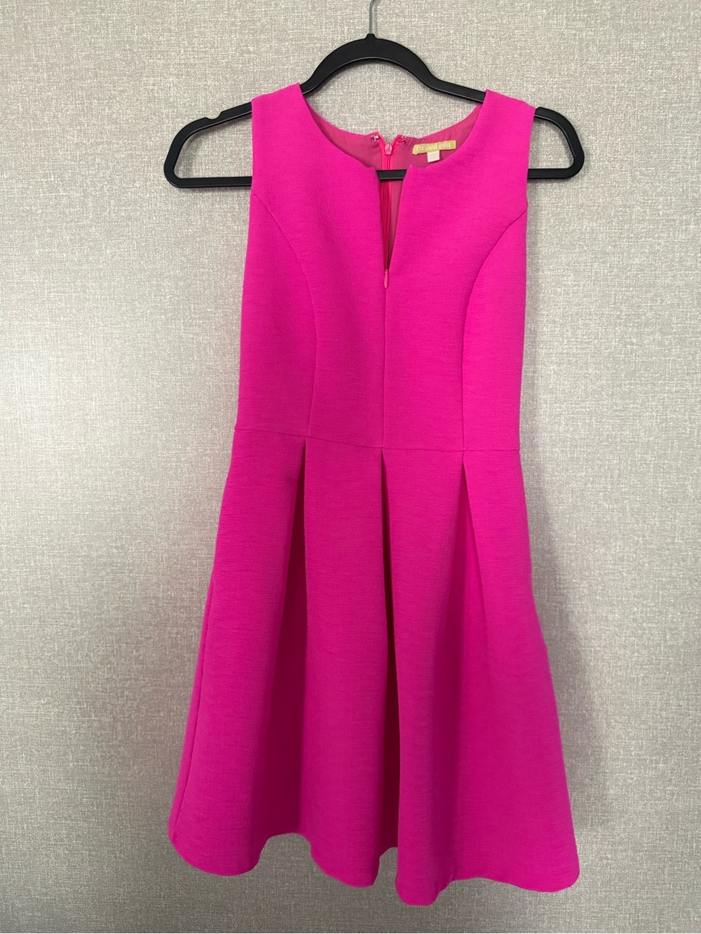 Gianni Bini Hot Pink Fit-and-Flare Party Dress